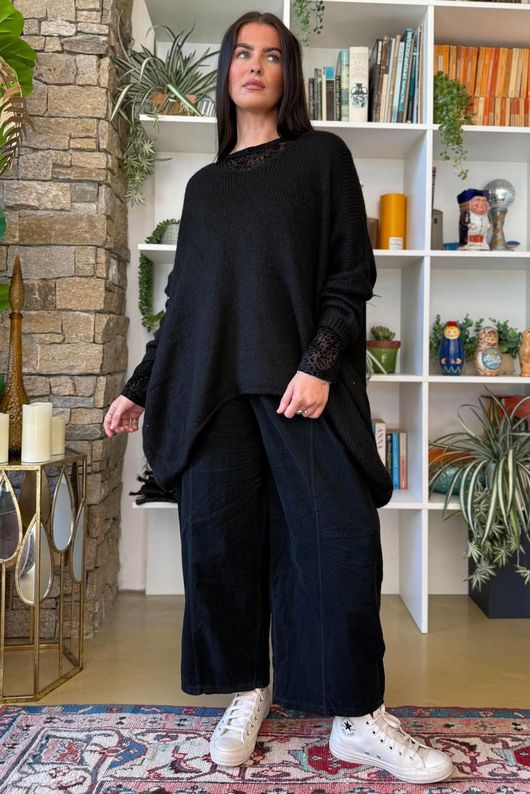 Big Softie Archie Slouch Knit Black